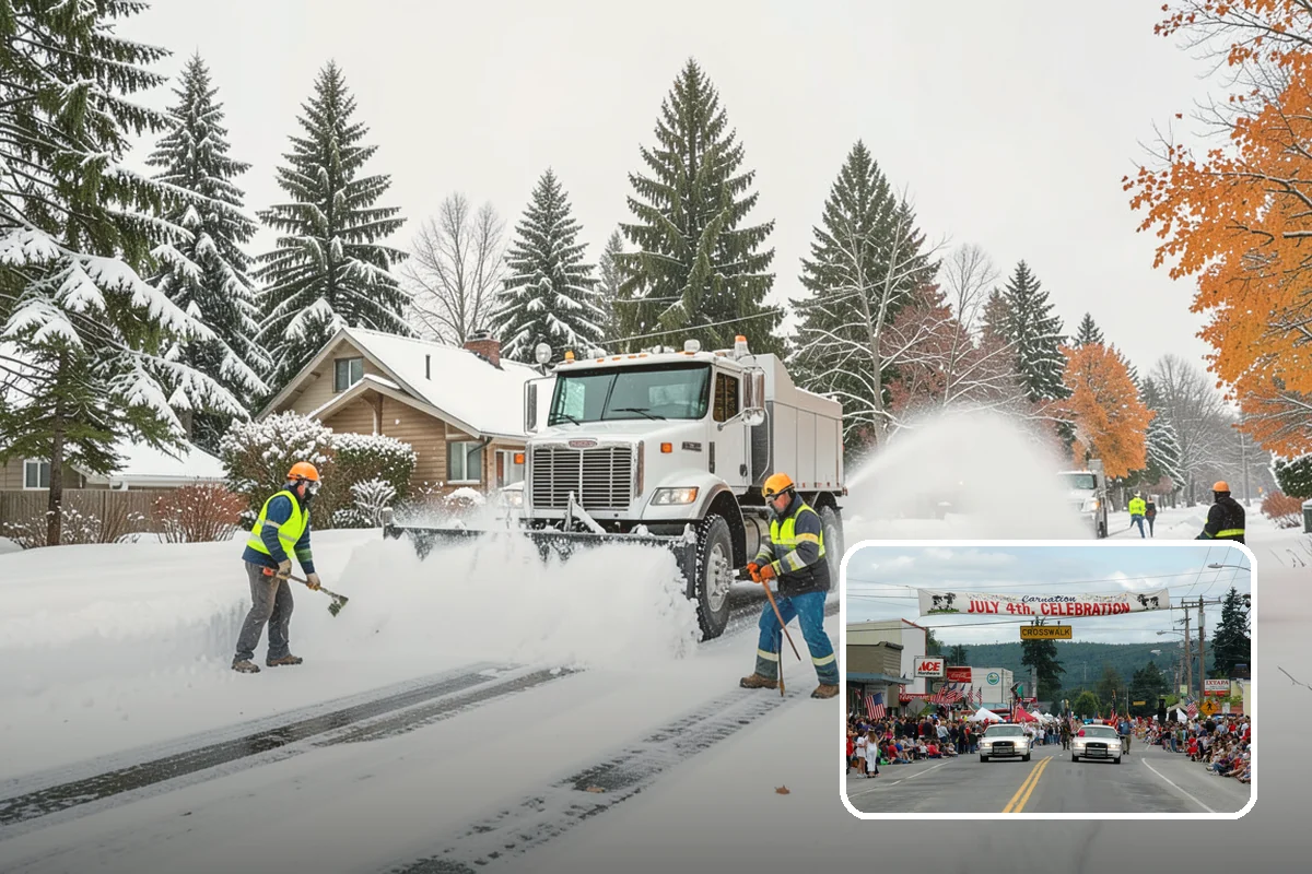 Emergency Parking Access in Carnation, King County, WA - Fast reopening of snowed-in lots and stalls
