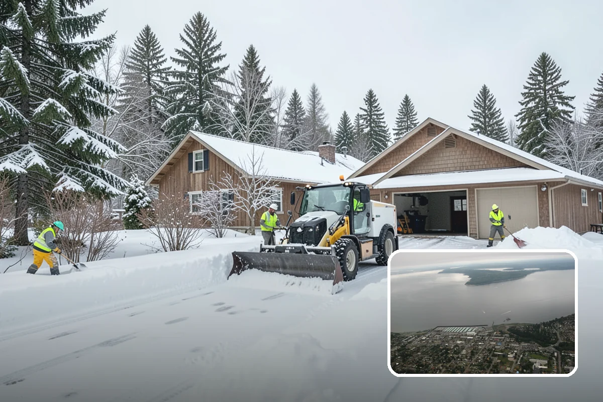 Emergency Parking Access in Des Moines, King County, WA - Fast reopening of snowed-in lots and stalls