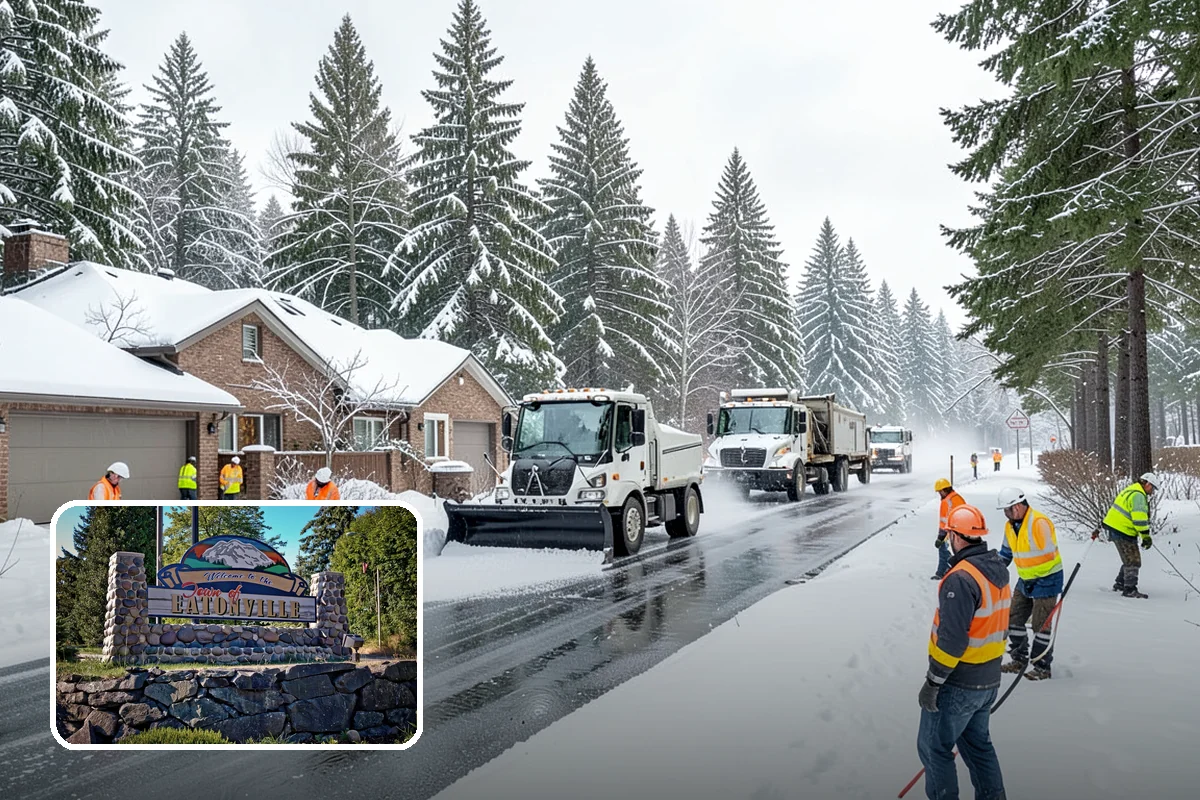 Emergency Parking Access in Eatonville, Pierce County, WA - Fast reopening of snowed-in lots and stalls