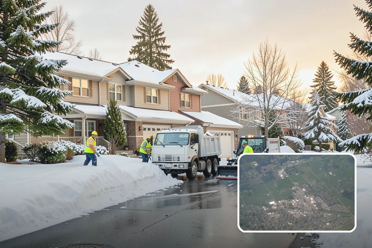 Emergency Parking Access in Enumclaw, King County, WA - Fast reopening of snowed-in lots and stalls
