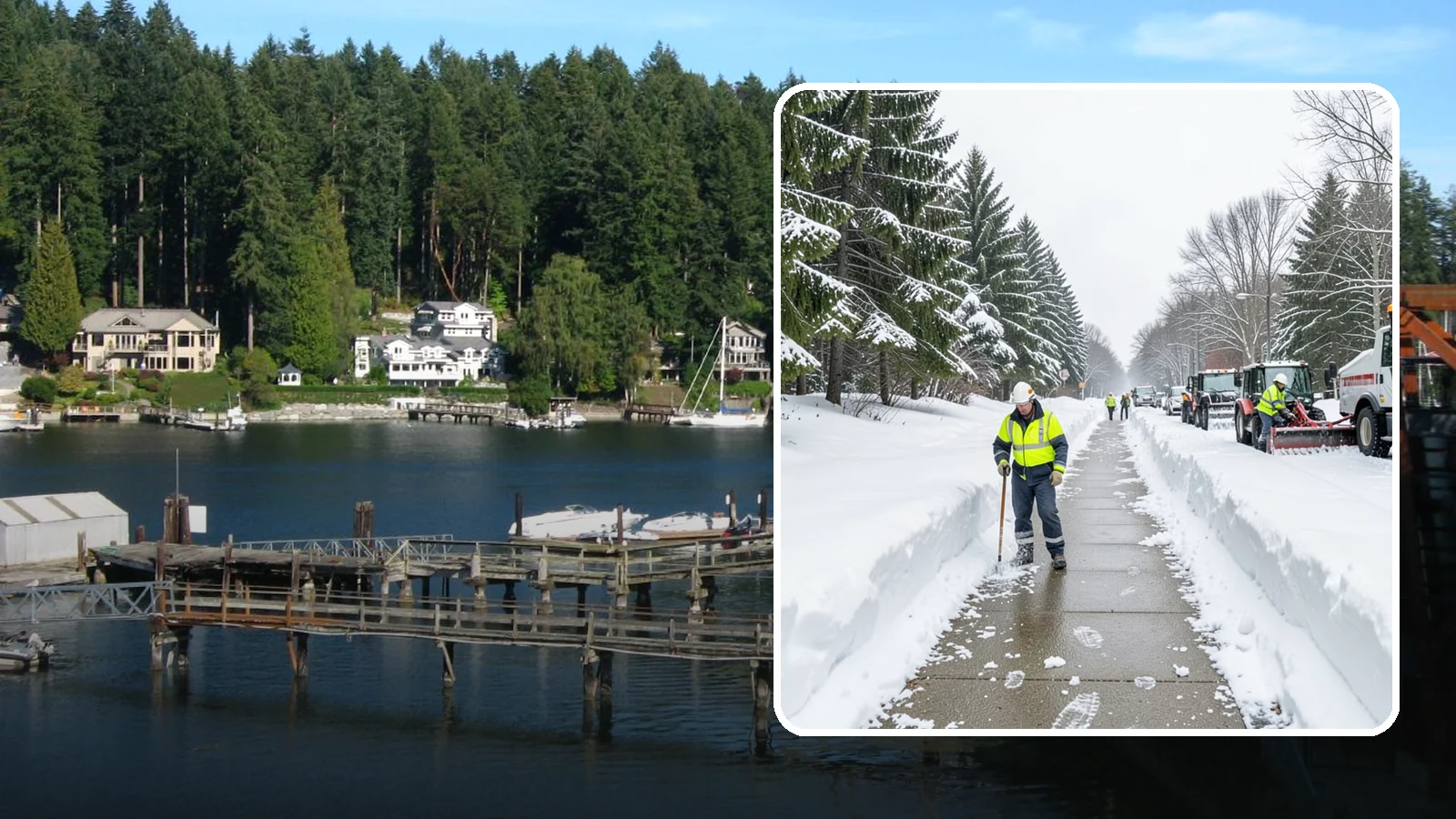 Emergency Parking Access in Gig Harbor, Pierce County, WA - We rapidly reopen snowed-in parking lots and stalls across Western Washington so employees, customers, and residents can park and...