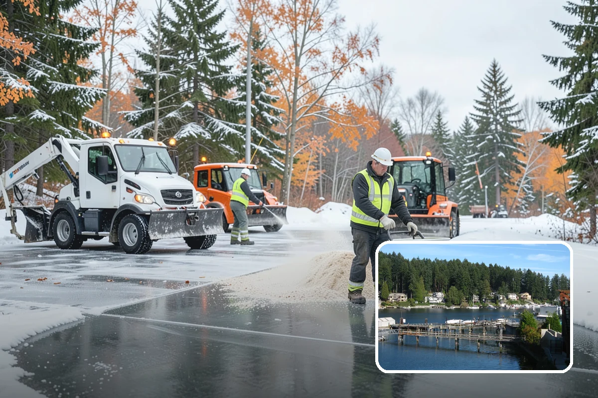Emergency Parking Access in Gig Harbor, Pierce County, WA - Fast reopening of snowed-in lots and stalls