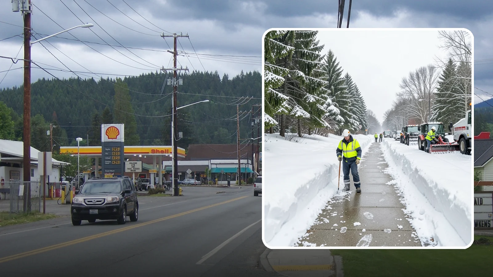 Emergency Parking Access in Granite Falls, Snohomish County, WA - We rapidly reopen snowed-in parking lots and stalls across Western Washington so employees, customers, and residents can park and...