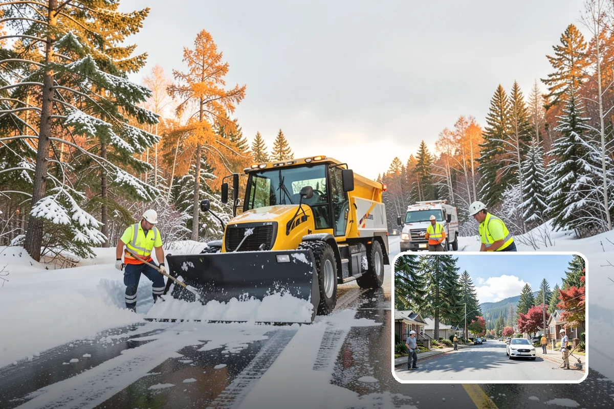 Emergency Parking Access in Hunts Point, King County, WA - Fast reopening of snowed-in lots and stalls