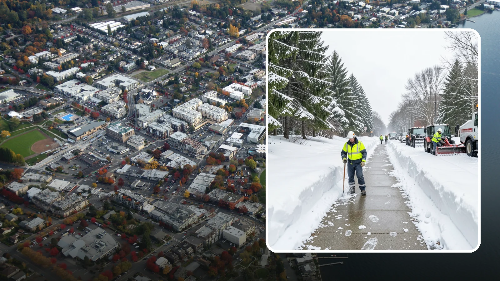 Emergency Parking Access in Kirkland, King County, WA - We rapidly reopen snowed-in parking lots and stalls across Western Washington so employees, customers, and residents can park and...