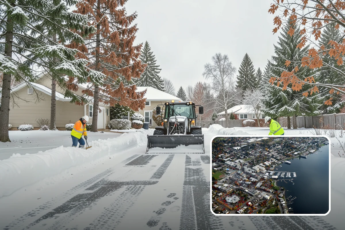 Emergency Parking Access in Kirkland, King County, WA - Fast reopening of snowed-in lots and stalls