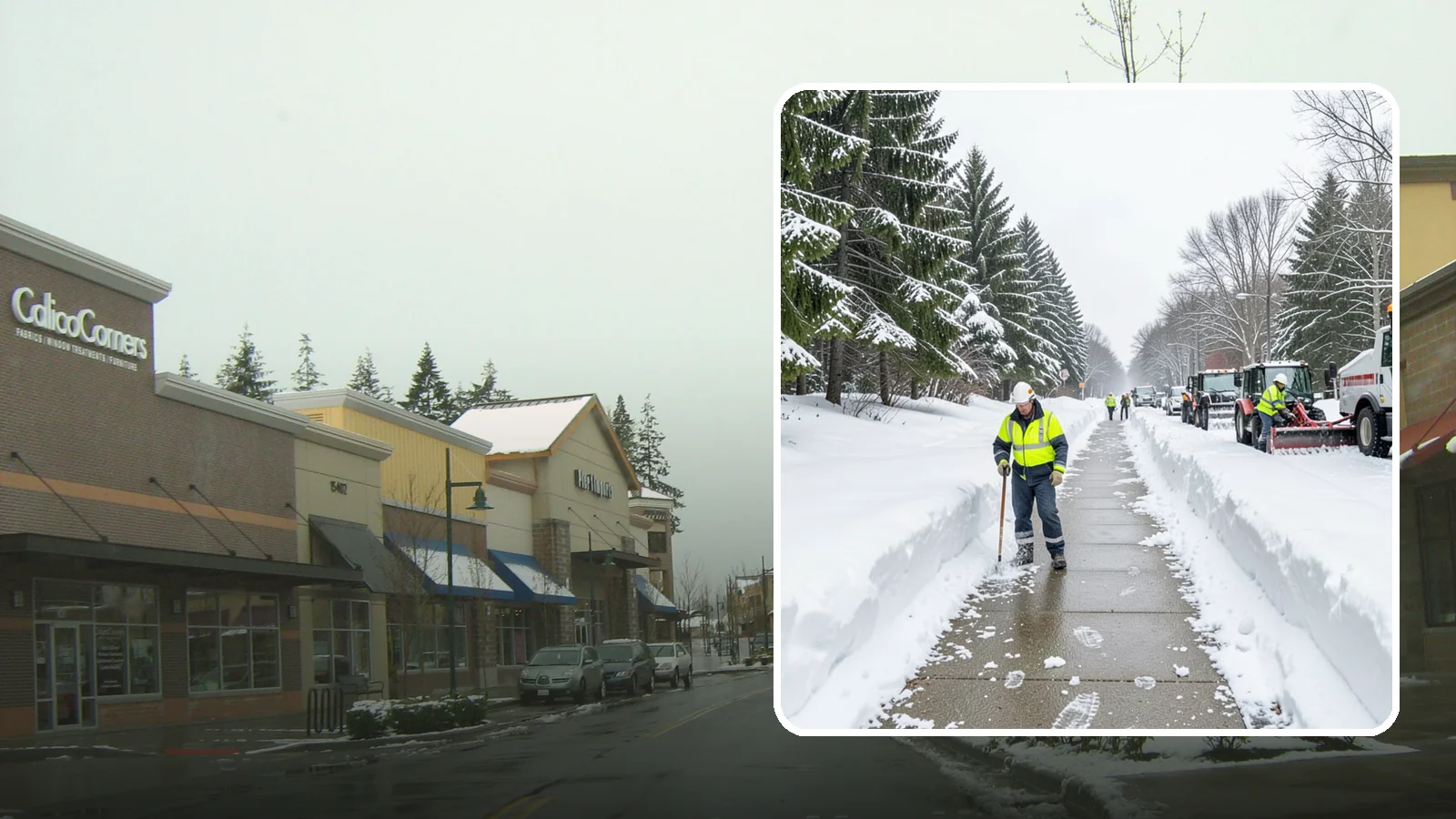 Emergency Parking Access in Mill Creek, Snohomish County, WA - We rapidly reopen snowed-in parking lots and stalls across Western Washington so employees, customers, and residents can park and...