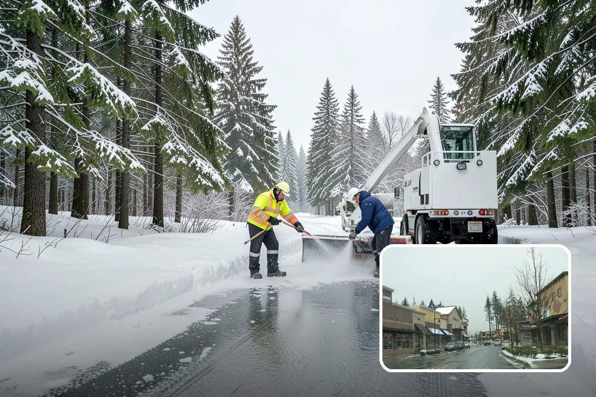 Emergency Parking Access in Mill Creek, Snohomish County, WA - Fast reopening of snowed-in lots and stalls