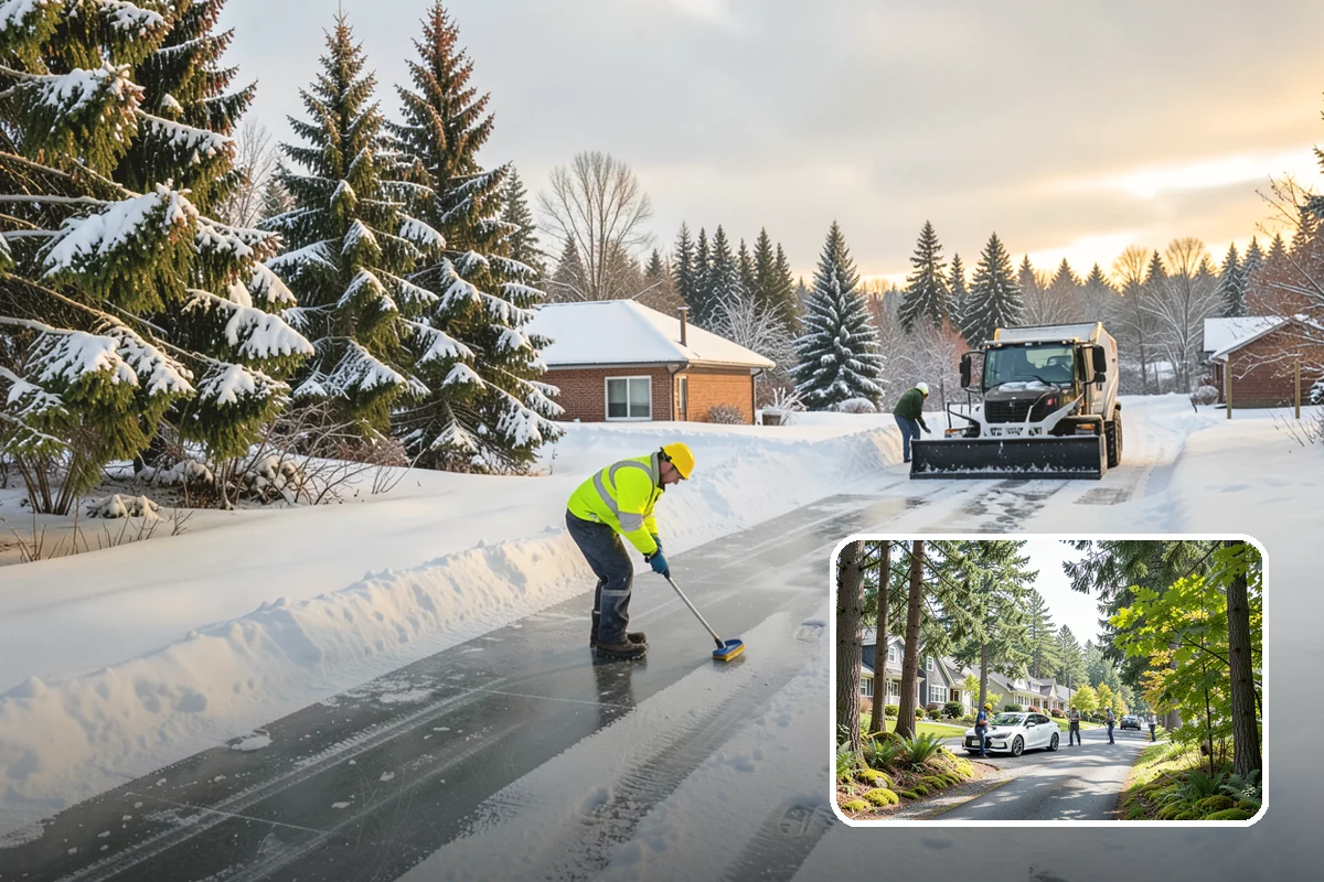 Emergency Parking Access in Normandy Park, King County, WA - Fast reopening of snowed-in lots and stalls
