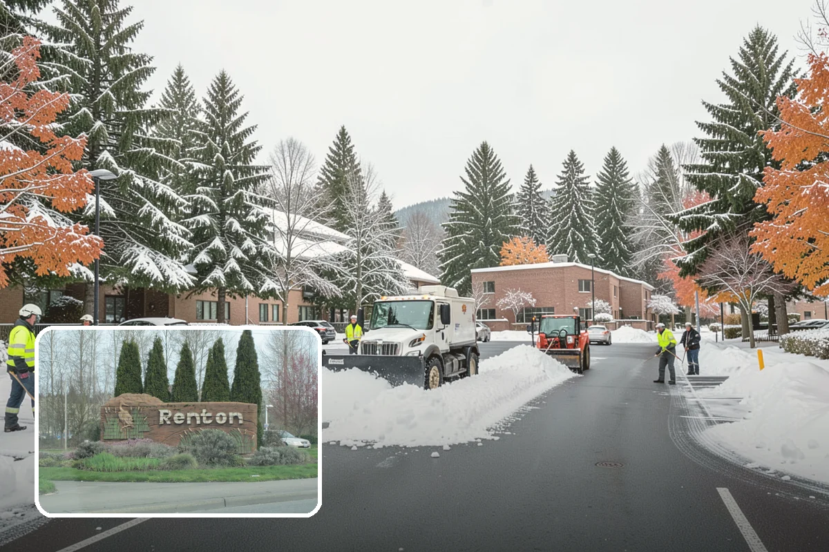Emergency Parking Access in Renton, King County, WA - Fast reopening of snowed-in lots and stalls