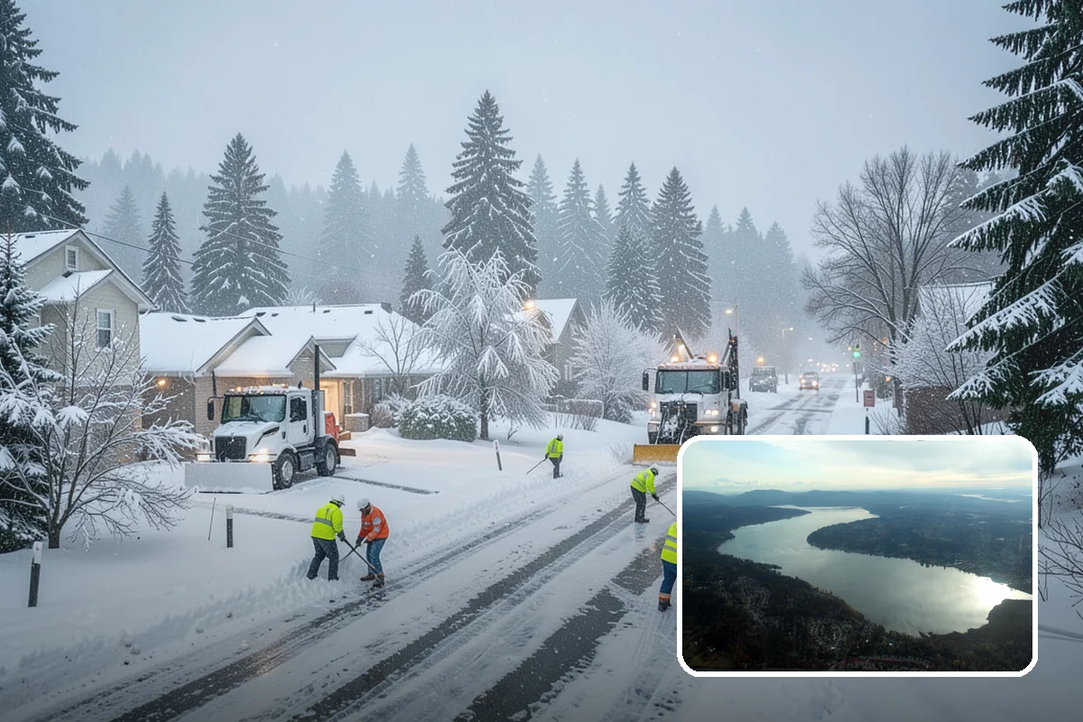 Emergency Parking Access in Sammamish, King County, WA - Fast reopening of snowed-in lots and stalls