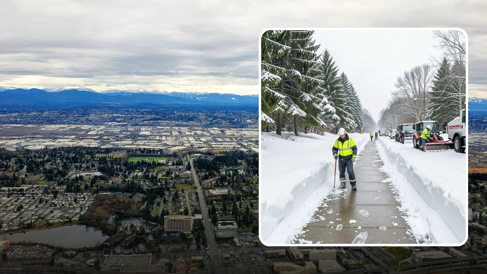 Emergency Parking Access in SeaTac, King County, WA - We rapidly reopen snowed-in parking lots and stalls across Western Washington so employees, customers, and residents can park and...