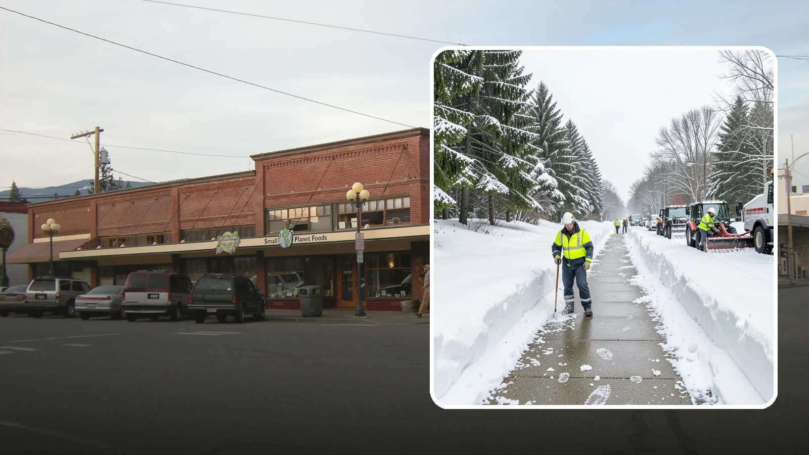 Emergency Parking Access in Sedro-Woolley, Skagit County, WA - We rapidly reopen snowed-in parking lots and stalls across Western Washington so employees, customers, and residents can park and...