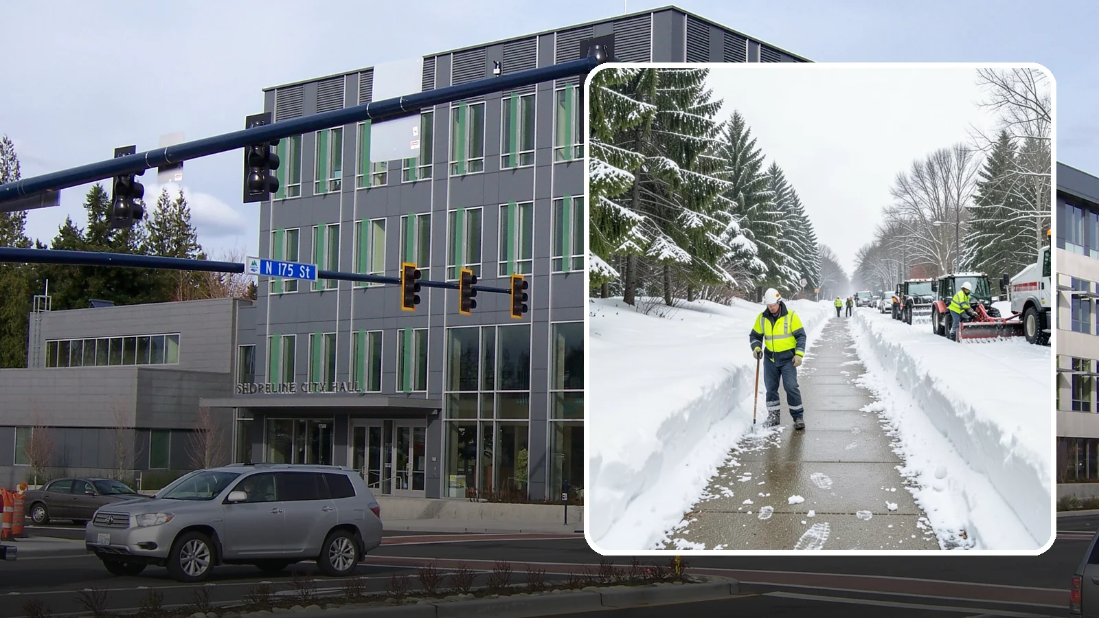 Emergency Parking Access in Shoreline, King County, WA - We rapidly reopen snowed-in parking lots and stalls across Western Washington so employees, customers, and residents can park and...