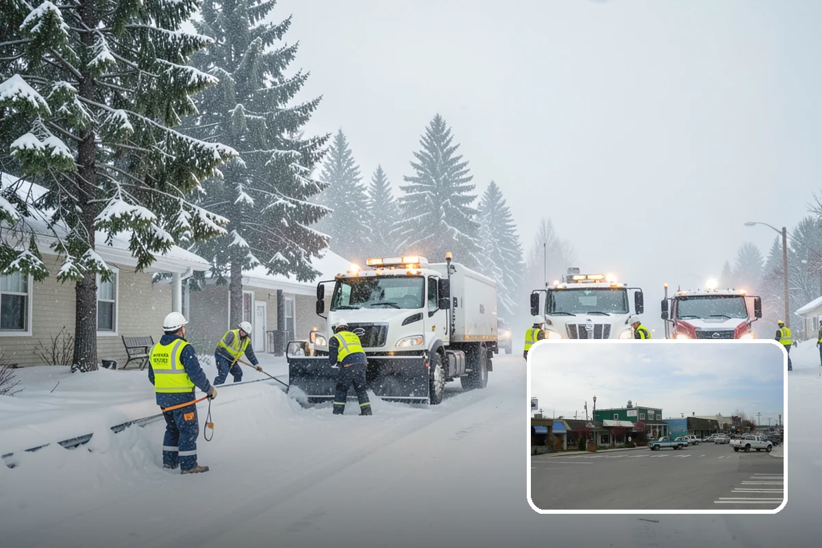 Emergency Parking Access in Stanwood, Snohomish County, WA - Fast reopening of snowed-in lots and stalls