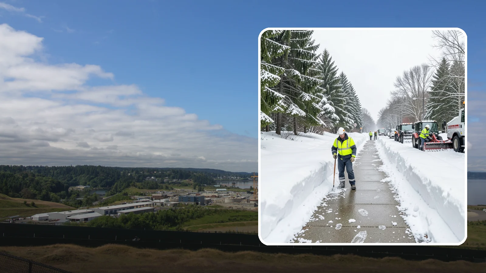 Emergency Parking Access in University Place, Pierce County, WA - We rapidly reopen snowed-in parking lots and stalls across Western Washington so employees, customers, and residents can park and...