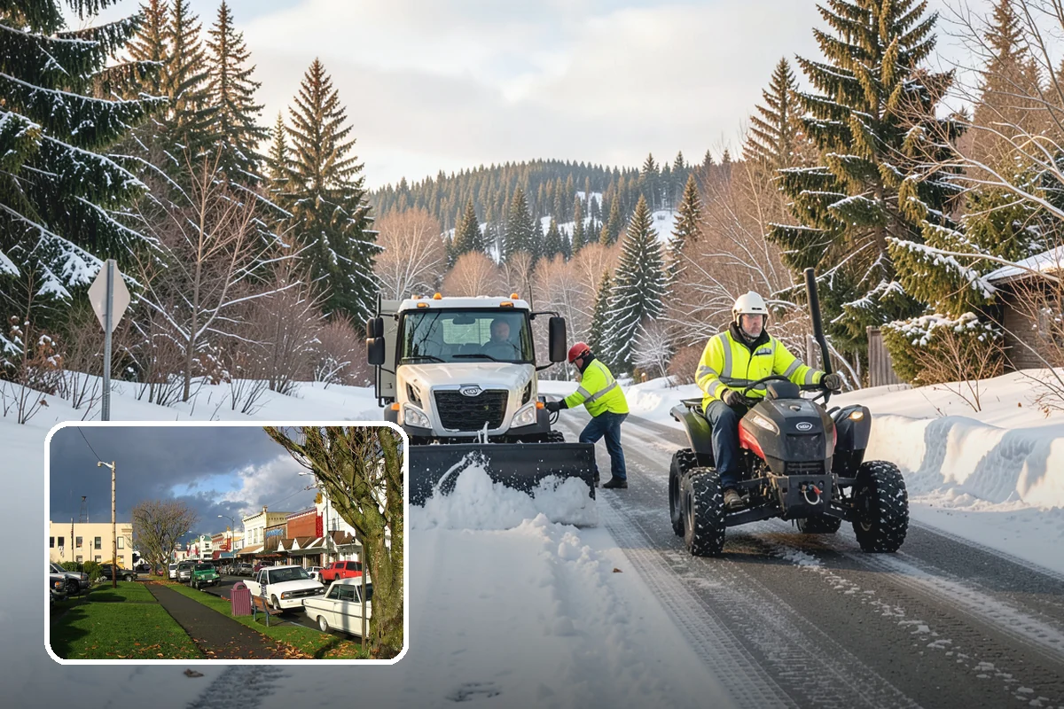 Emergency Plowing in Arlington, Snohomish County, WA - Around-the-clock dispatch for sudden, heavy snowfall