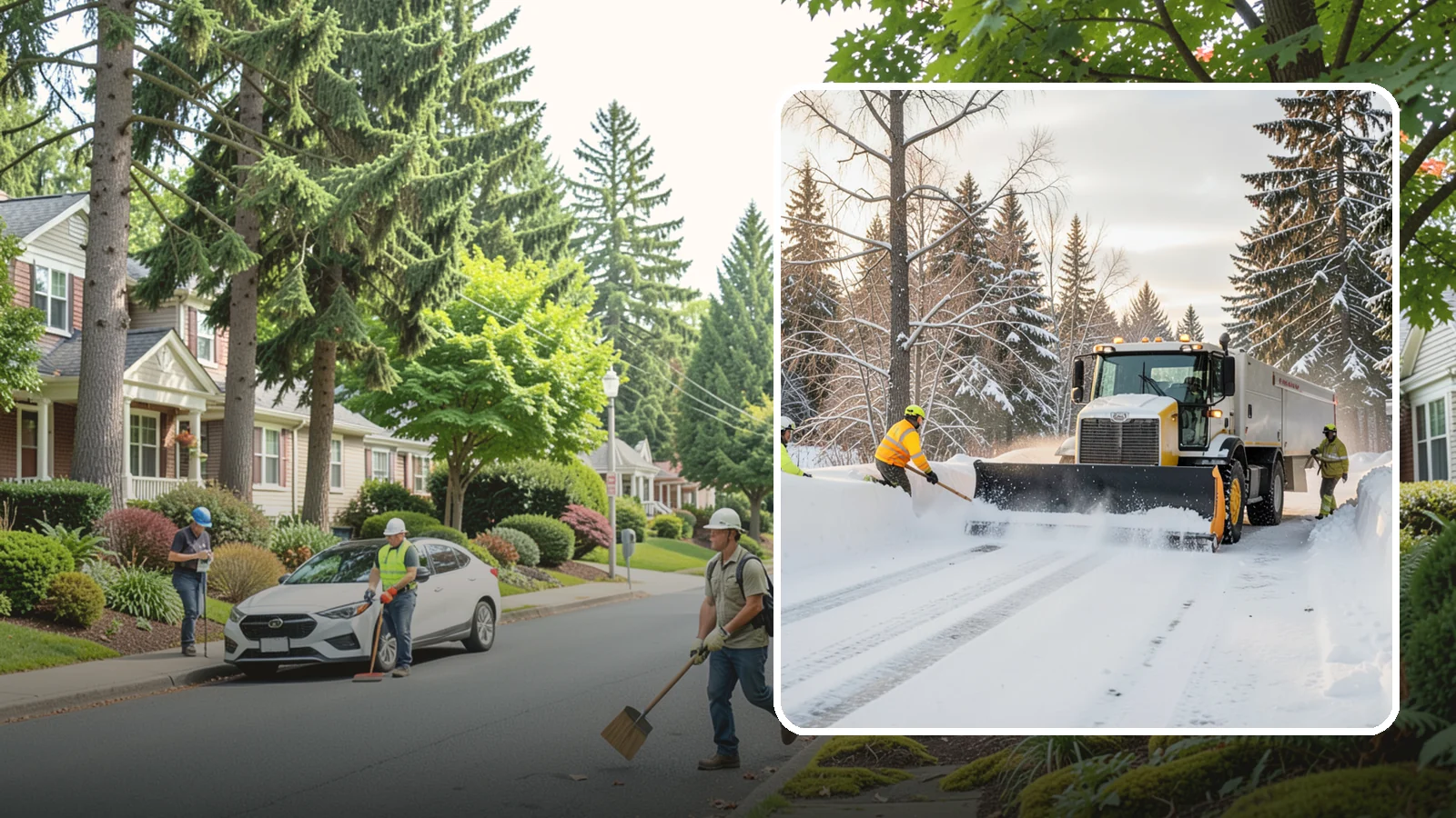 Emergency Plowing in Beaux Arts Village, King County, WA - We dispatch plow crews around the clock across Western Washington when a sudden snowfall buries lots and driveways and you need...