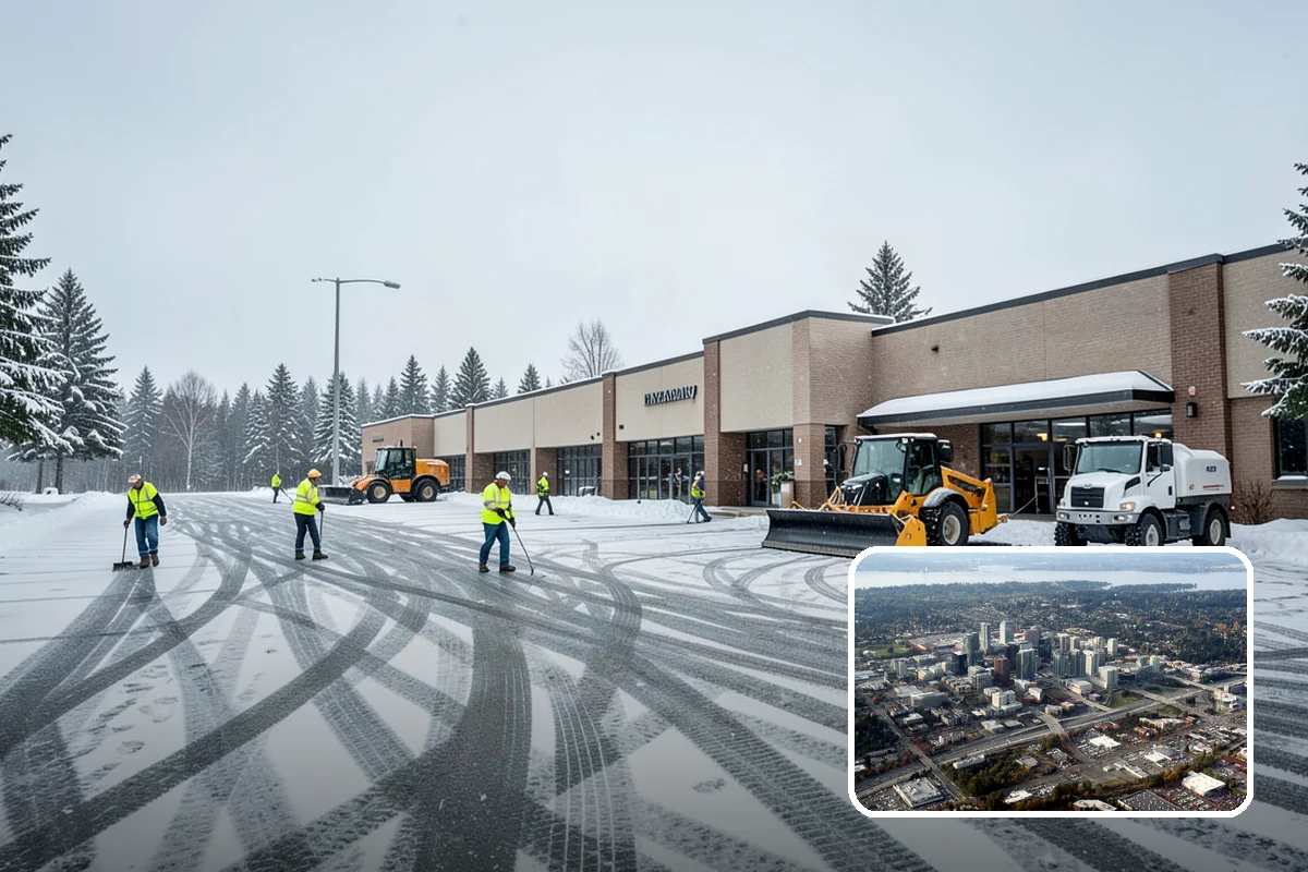 Emergency Plowing in Bellevue, King County, WA - Around-the-clock dispatch for sudden, heavy snowfall