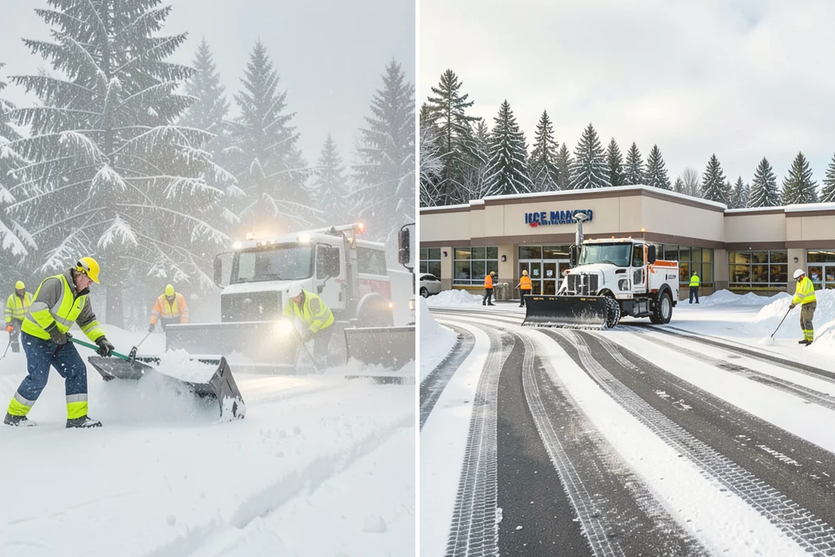 Emergency Plowing in Bellevue, King County, WA - Take your emergency call and confirm location and access