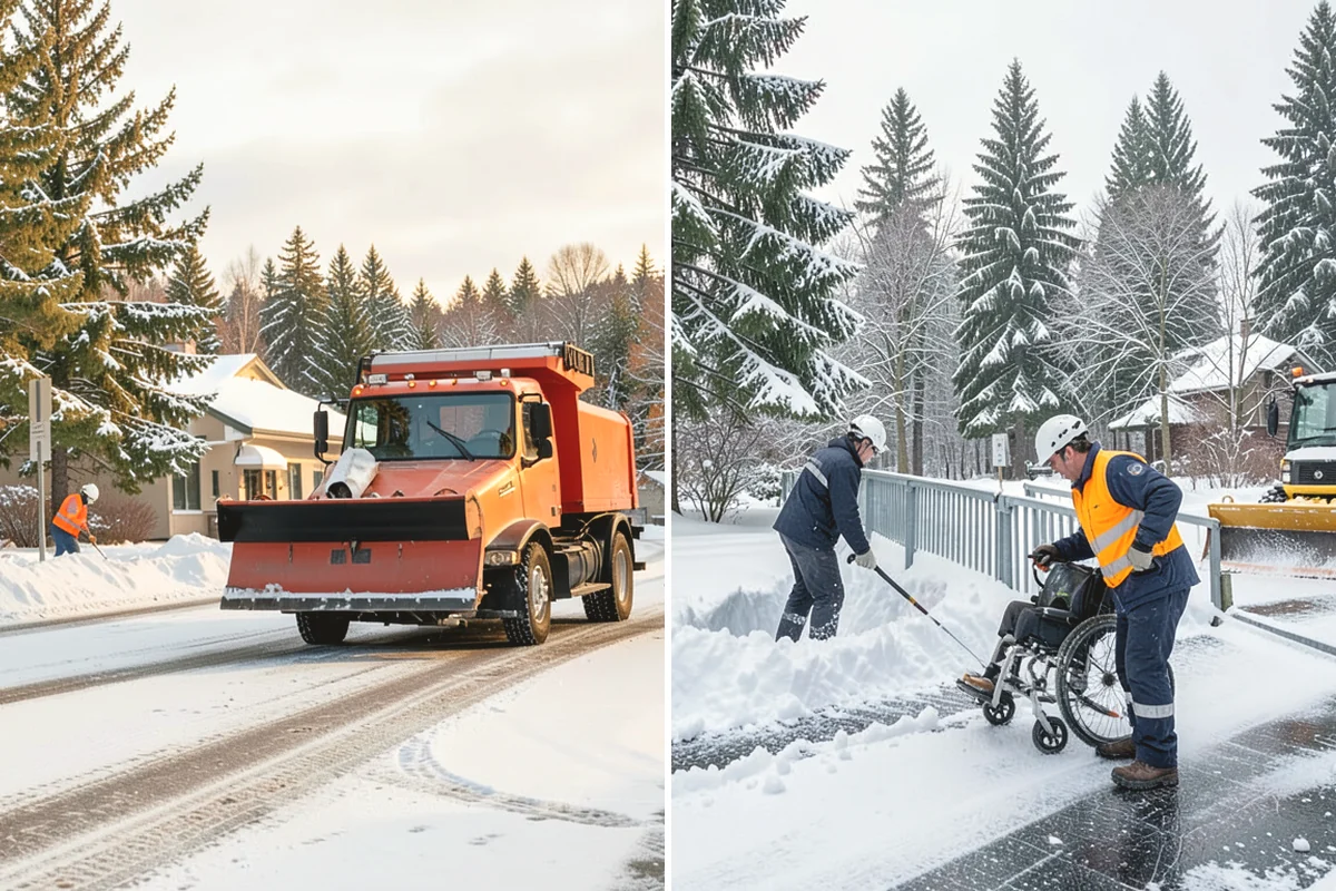 Emergency Plowing in Black Diamond, King County, WA - Take your emergency call and confirm location and access