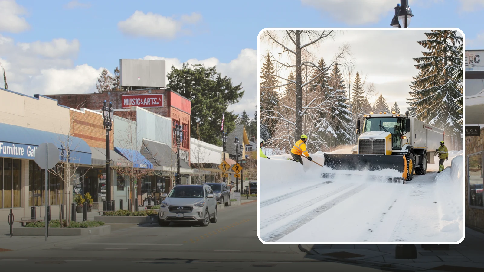 Emergency Plowing in Bothell, King County, WA - We dispatch plow crews around the clock across Western Washington when a sudden snowfall buries lots and driveways and you need...