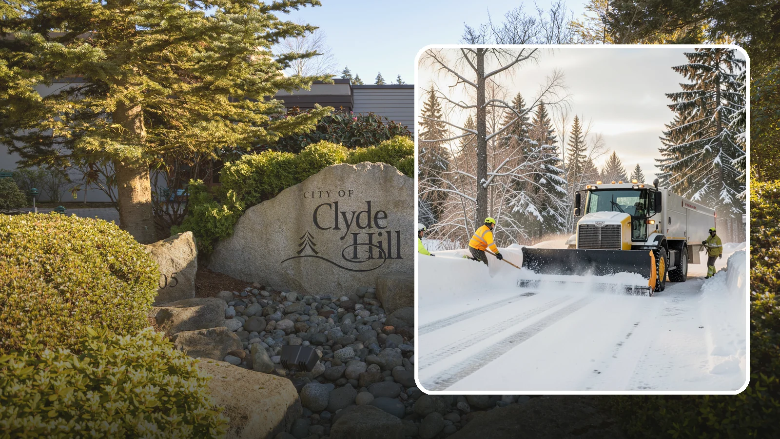 Emergency Plowing in Clyde Hill, King County, WA - We dispatch plow crews around the clock across Western Washington when a sudden snowfall buries lots and driveways and you need...