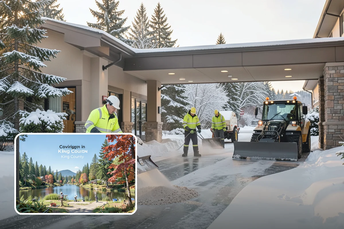 Emergency Plowing in Covington, King County, WA - Around-the-clock dispatch for sudden, heavy snowfall