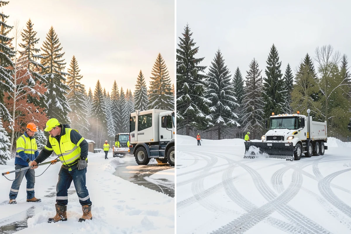 Emergency Plowing in Covington, King County, WA - Take your emergency call and confirm location and access