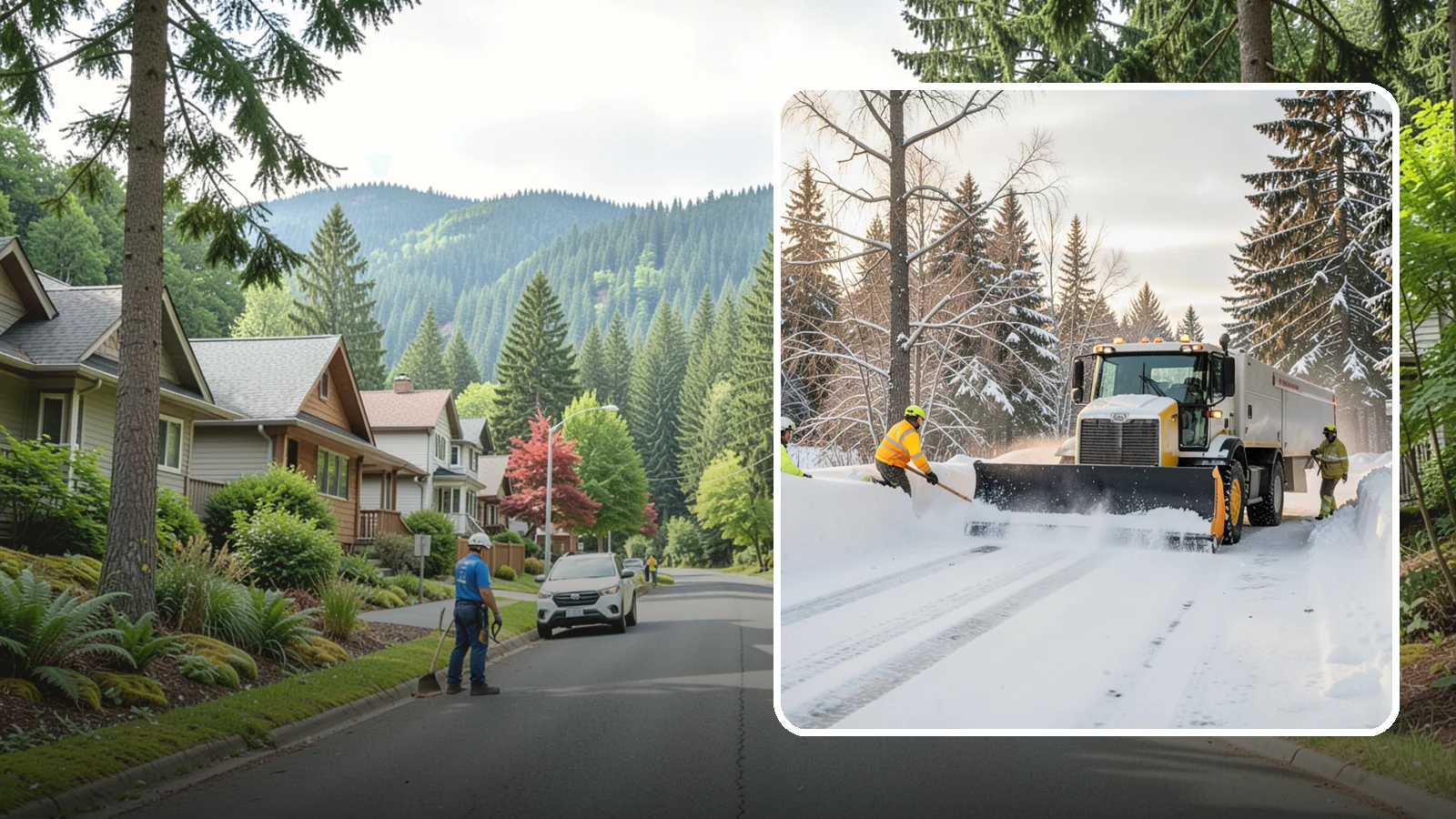 Emergency Plowing in Darrington, Snohomish County, WA - We dispatch plow crews around the clock across Western Washington when a sudden snowfall buries lots and driveways and you need...
