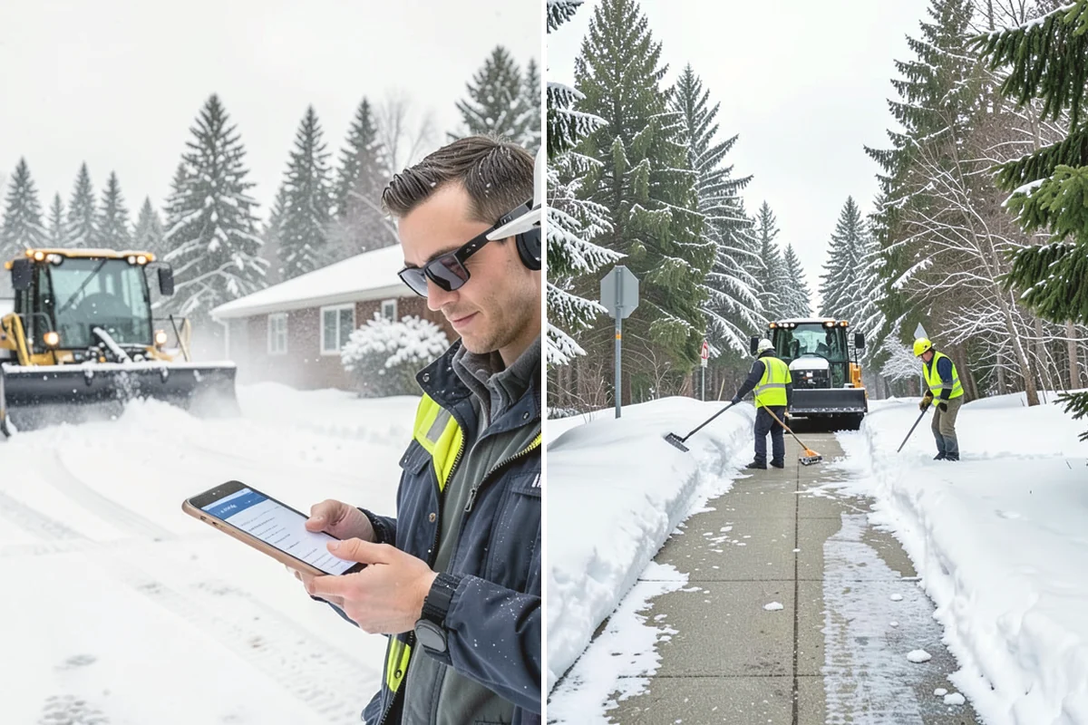 Emergency Plowing in Duvall, King County, WA - Take your emergency call and confirm location and access