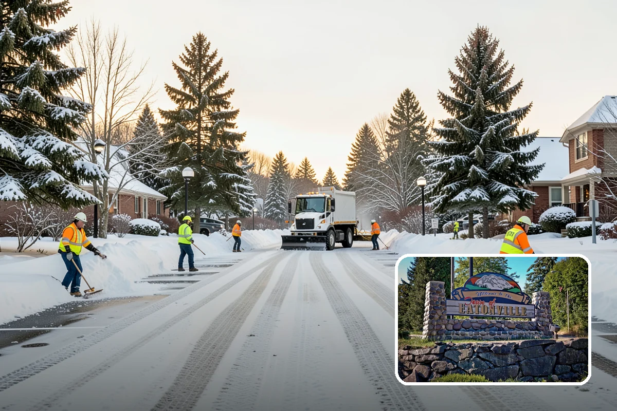 Emergency Plowing in Eatonville, Pierce County, WA - Around-the-clock dispatch for sudden, heavy snowfall
