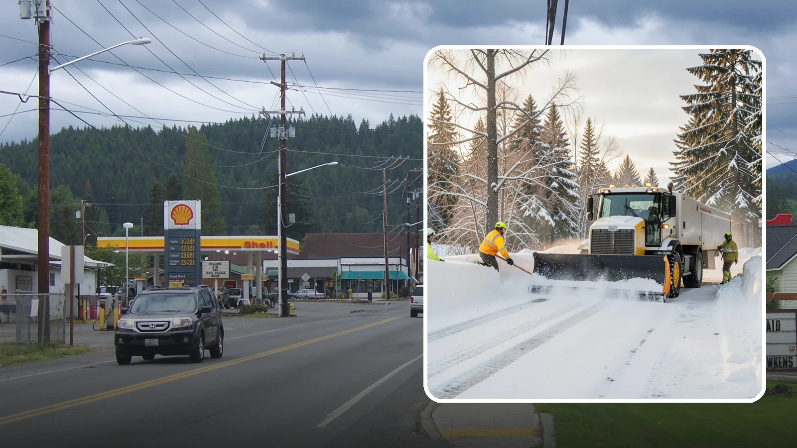 Emergency Plowing in Granite Falls, Snohomish County, WA - We dispatch plow crews around the clock across Western Washington when a sudden snowfall buries lots and driveways and you need...