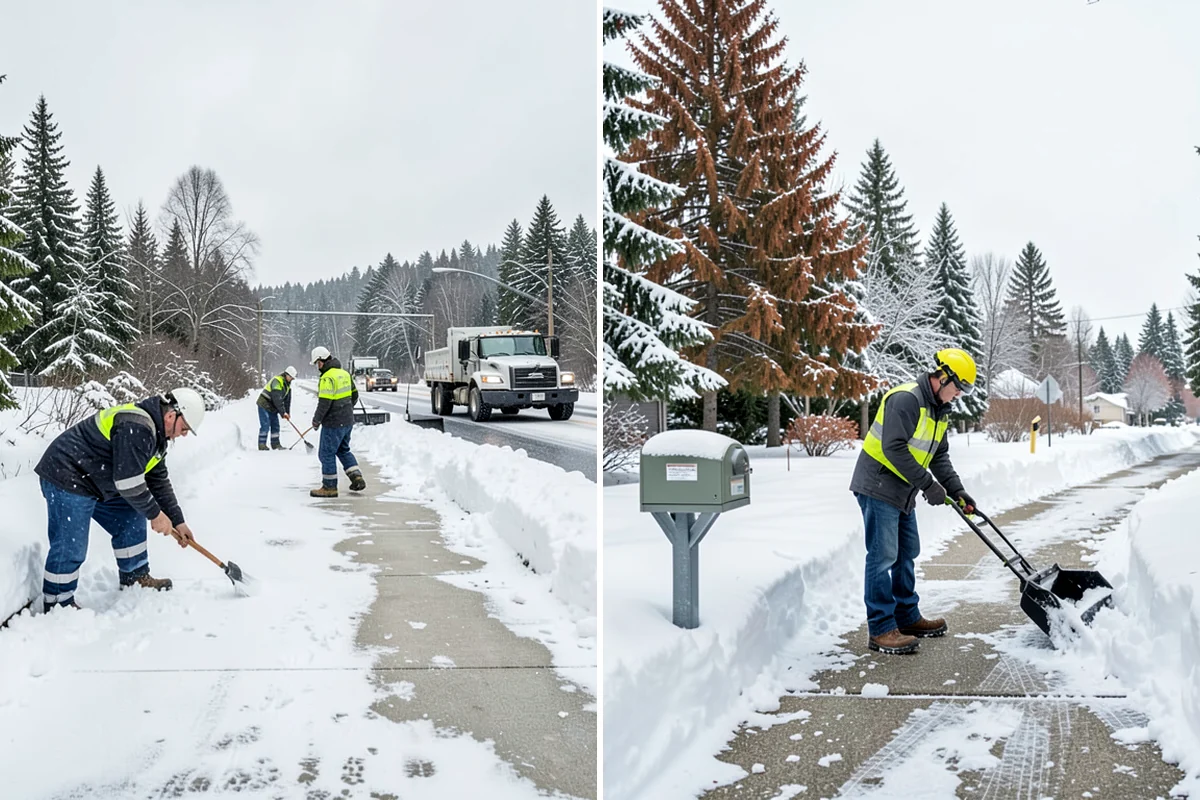 Emergency Plowing in Hunts Point, King County, WA - Take your emergency call and confirm location and access