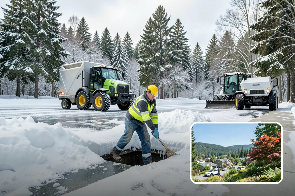 Emergency Plowing in Index, Snohomish County, WA - Around-the-clock dispatch for sudden, heavy snowfall
