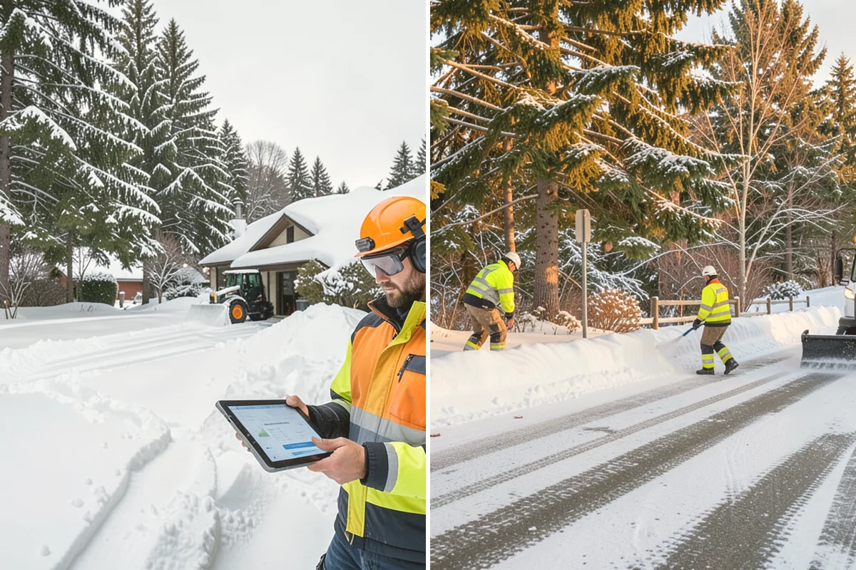 Emergency Plowing in Kirkland, King County, WA - Take your emergency call and confirm location and access
