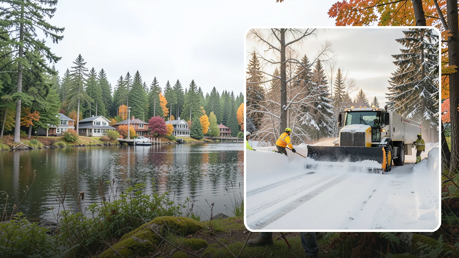 Emergency Plowing in La Conner, Skagit County, WA - We dispatch plow crews around the clock across Western Washington when a sudden snowfall buries lots and driveways and you need...