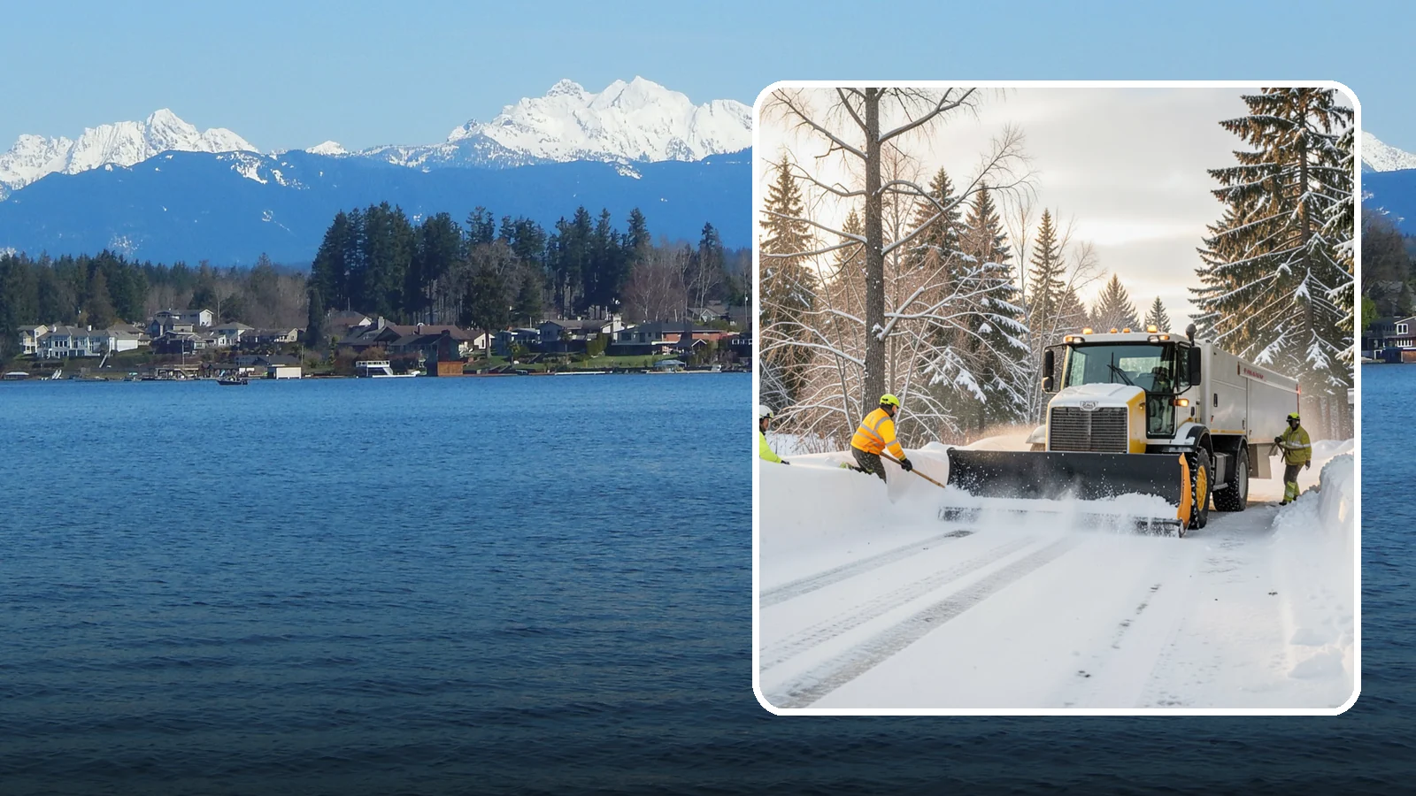 Emergency Plowing in Lake Stevens, Snohomish County, WA - We dispatch plow crews around the clock across Western Washington when a sudden snowfall buries lots and driveways and you need...