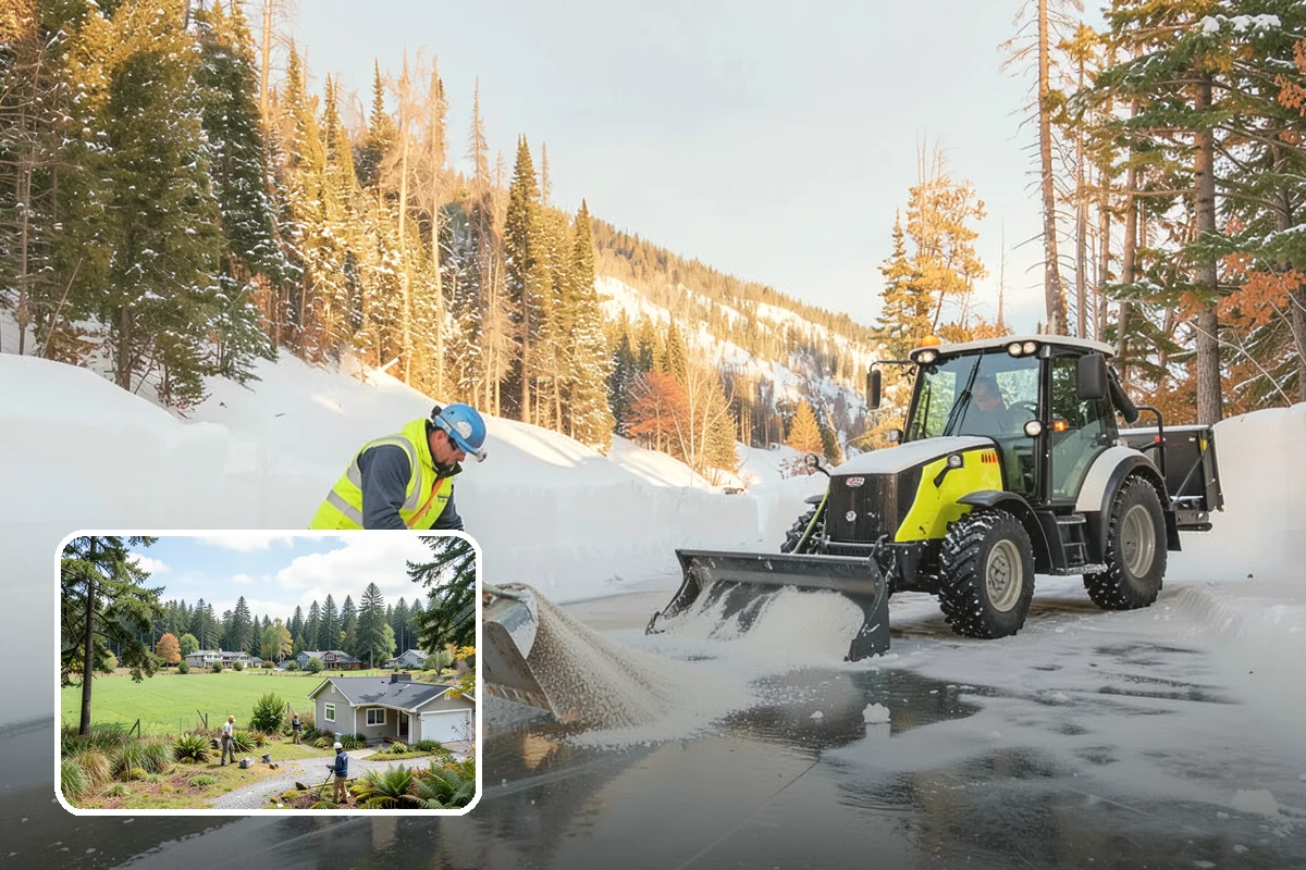 Emergency Plowing in Lyman, Skagit County, WA - Around-the-clock dispatch for sudden, heavy snowfall