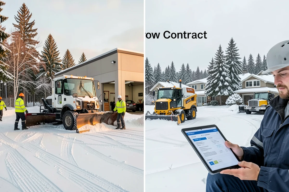 Emergency Plowing in Maple Valley, King County, WA - Take your emergency call and confirm location and access