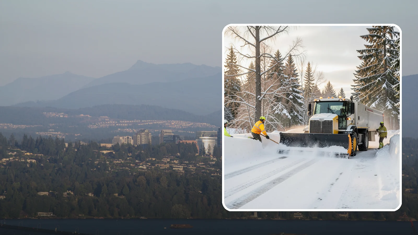 Emergency Plowing in Medina, King County, WA - We dispatch plow crews around the clock across Western Washington when a sudden snowfall buries lots and driveways and you need...