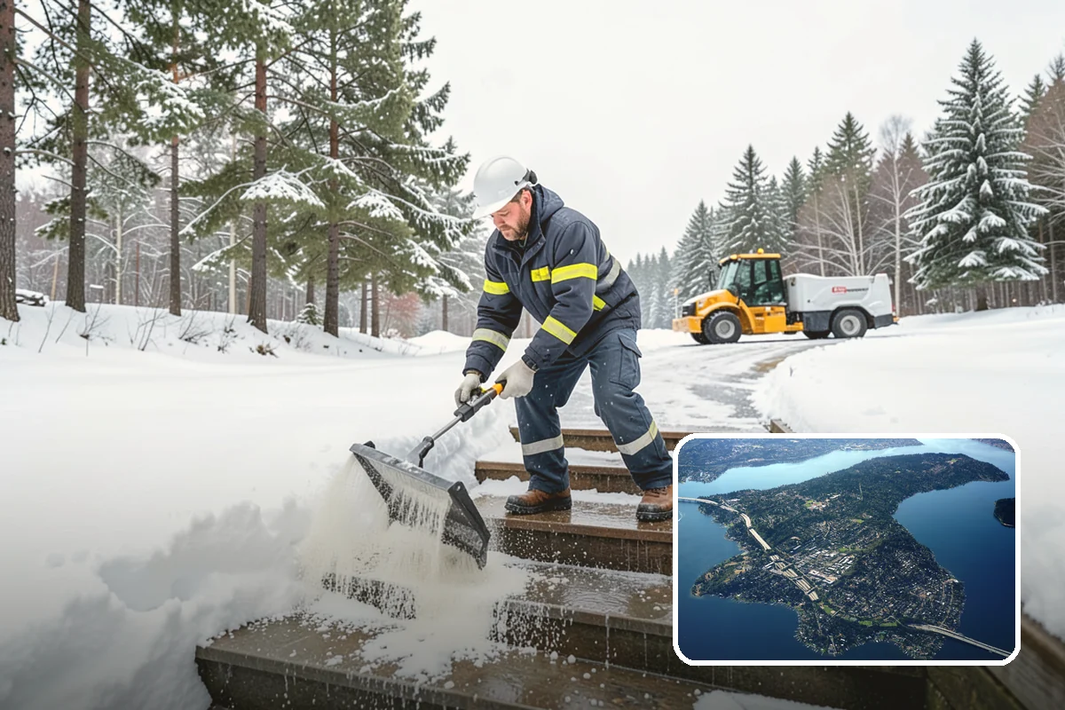 Emergency Plowing in Mercer Island, King County, WA - Around-the-clock dispatch for sudden, heavy snowfall
