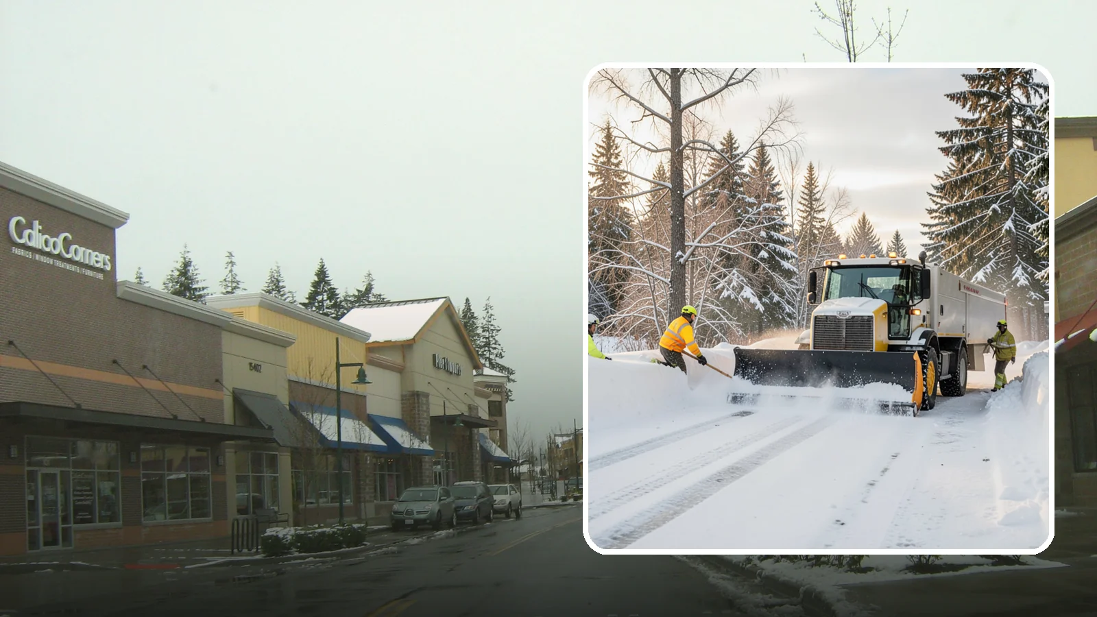 Emergency Plowing in Mill Creek, Snohomish County, WA - We dispatch plow crews around the clock across Western Washington when a sudden snowfall buries lots and driveways and you need...