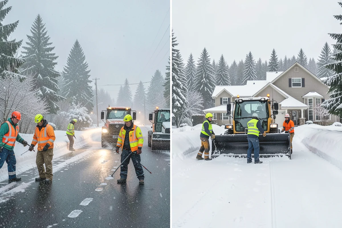 Emergency Plowing in Mill Creek, Snohomish County, WA - Take your emergency call and confirm location and access