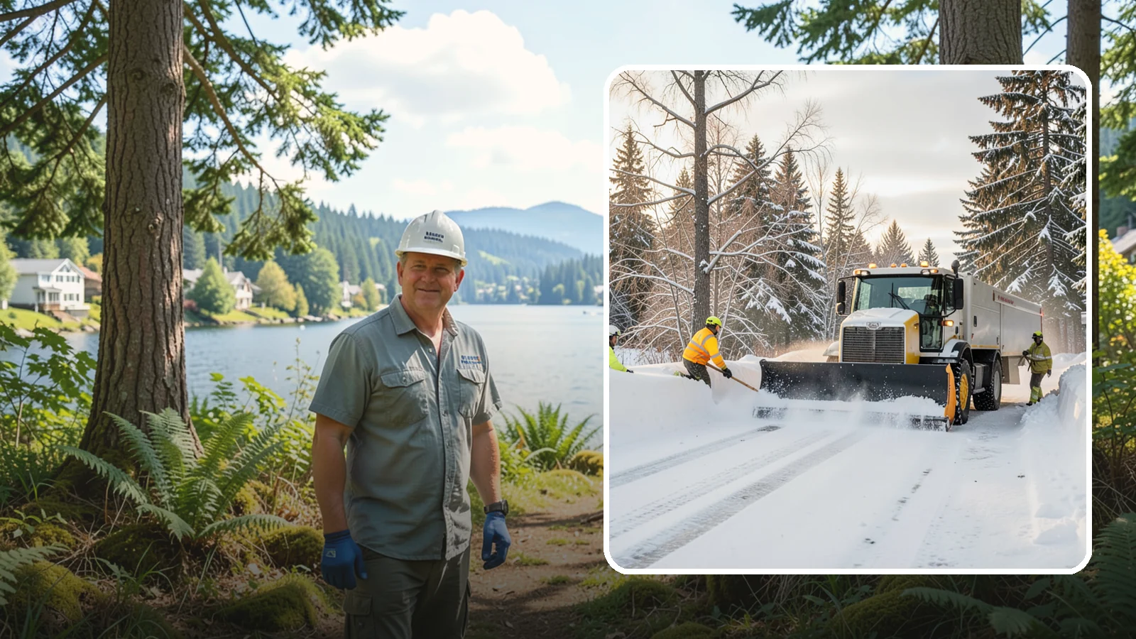 Emergency Plowing in Milton, King County, WA - We dispatch plow crews around the clock across Western Washington when a sudden snowfall buries lots and driveways and you need...