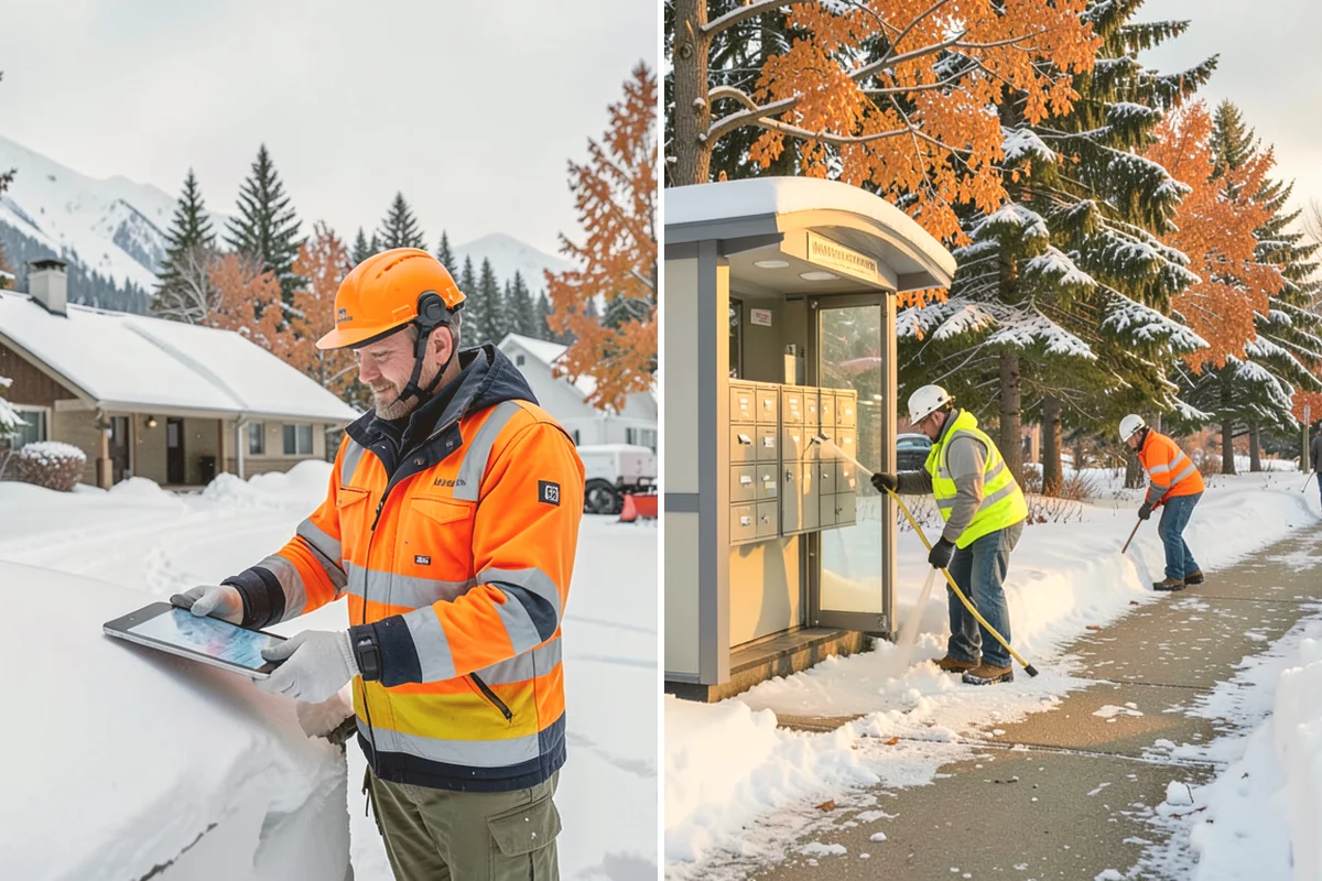 Emergency Plowing in Milton, King County, WA - Take your emergency call and confirm location and access
