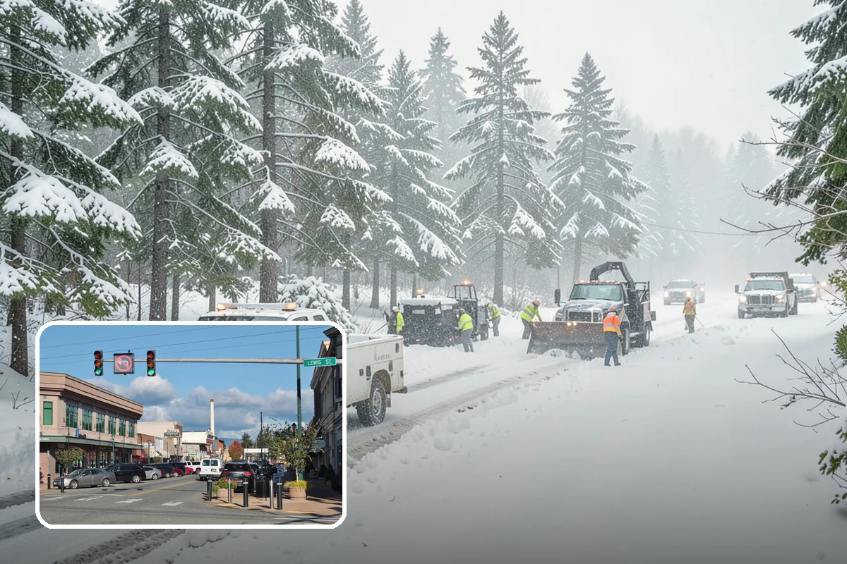 Emergency Plowing in Monroe, Snohomish County, WA - Around-the-clock dispatch for sudden, heavy snowfall