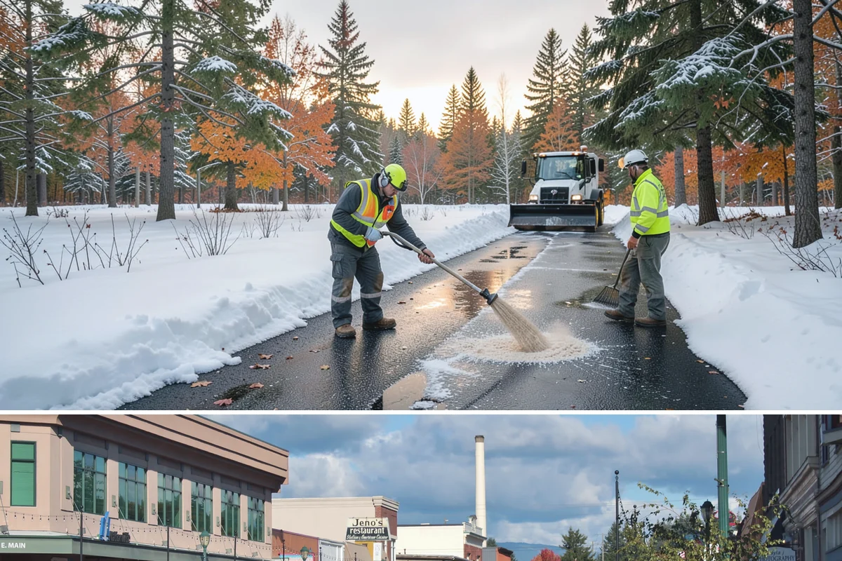 Emergency Plowing in Monroe, Snohomish County, WA - Emergency plowing is available throughout the November-to-March snow season whenever a fast-moving storm demands immediate...
