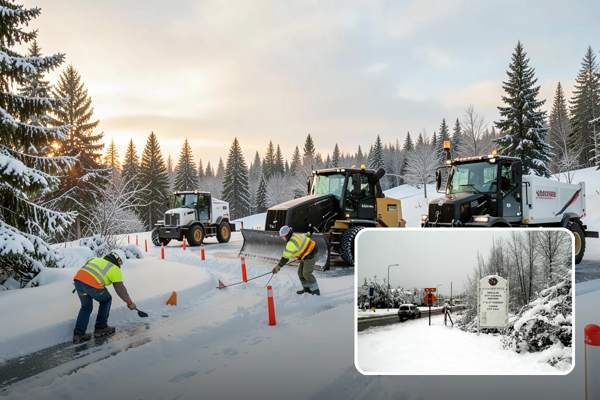Emergency Plowing in Newcastle, King County, WA - Around-the-clock dispatch for sudden, heavy snowfall
