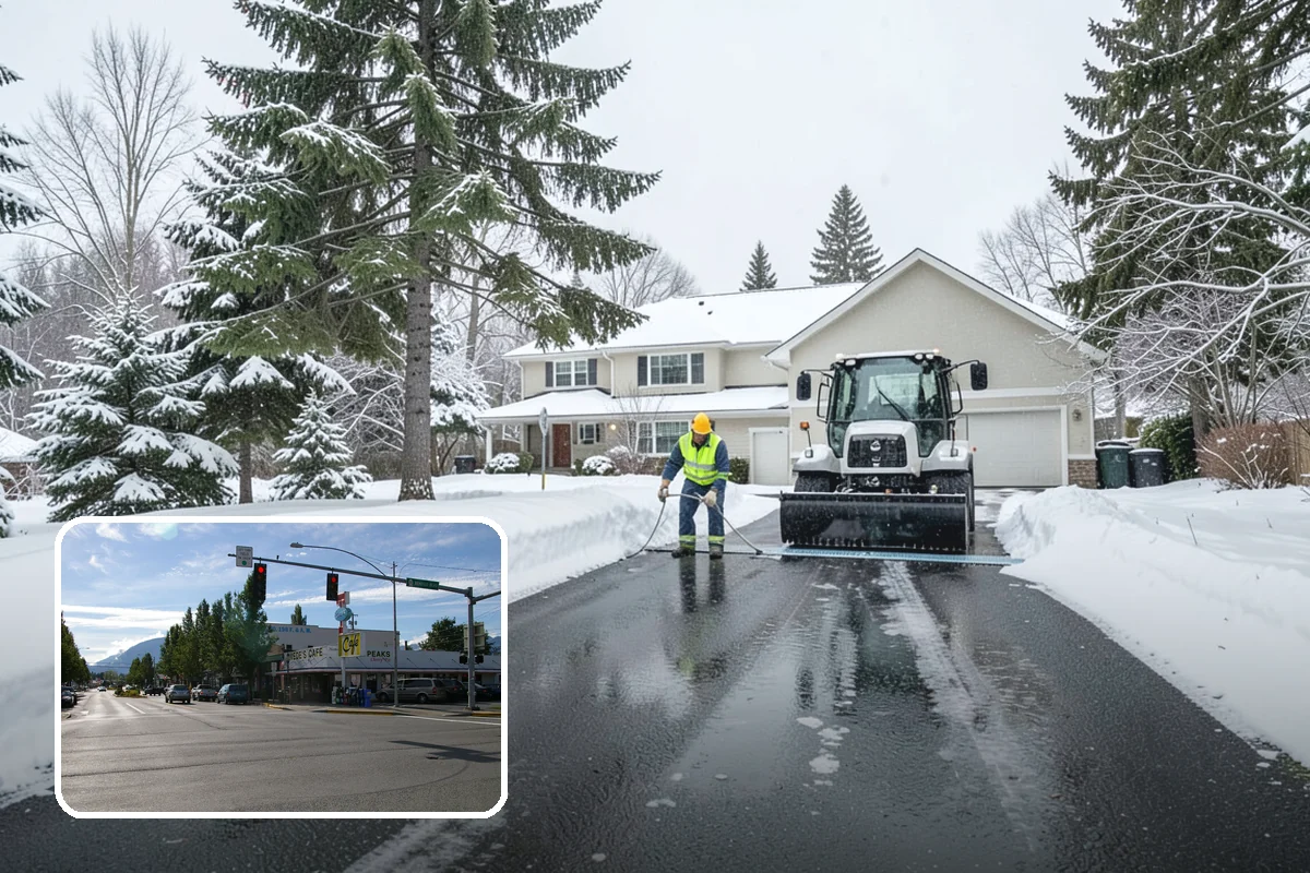 Emergency Plowing in North Bend, King County, WA - Around-the-clock dispatch for sudden, heavy snowfall
